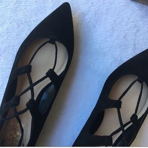 Vince Camuto Emmari lace up flats size 9